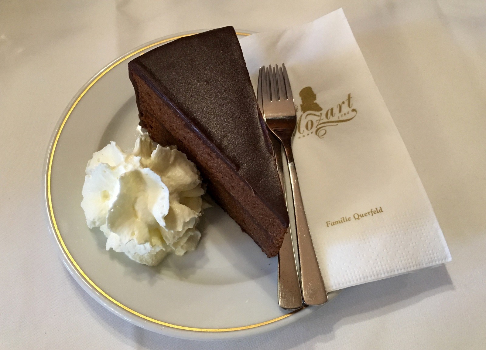 Sacher-kakku Cafe Mozart Wien