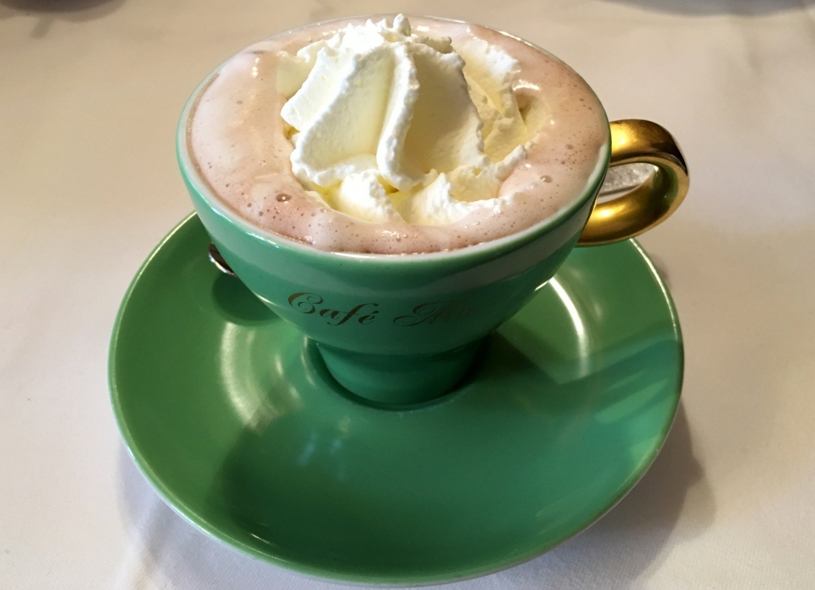 Kaakao kermalla Cafe Mozart Wien Kaakao kermalla Cafe Mozart Wien