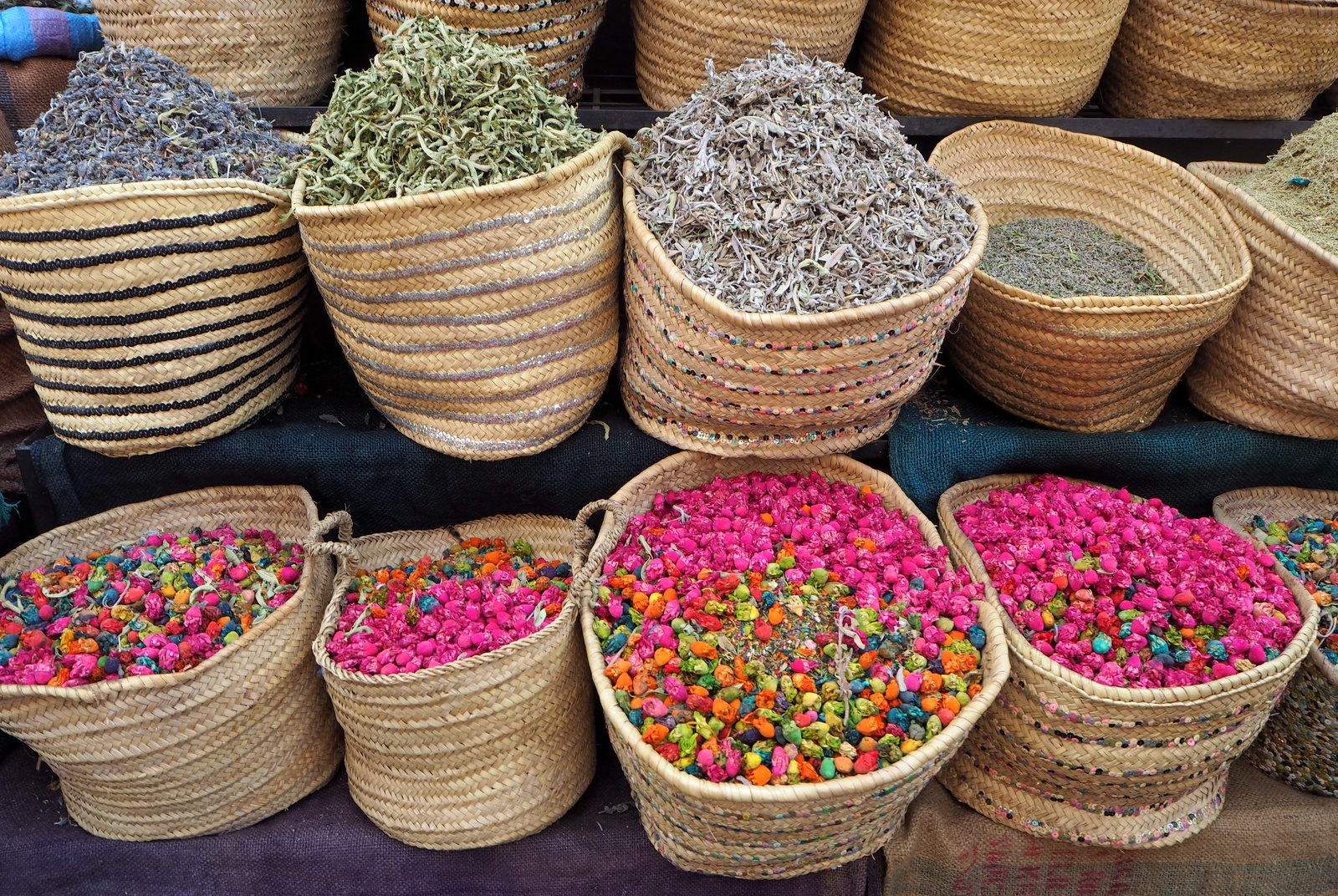Marrakesh medina spices