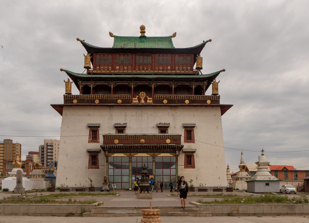 Ulan Bator Mongolia Gandan Ulan Bator luostarit ja temppelit