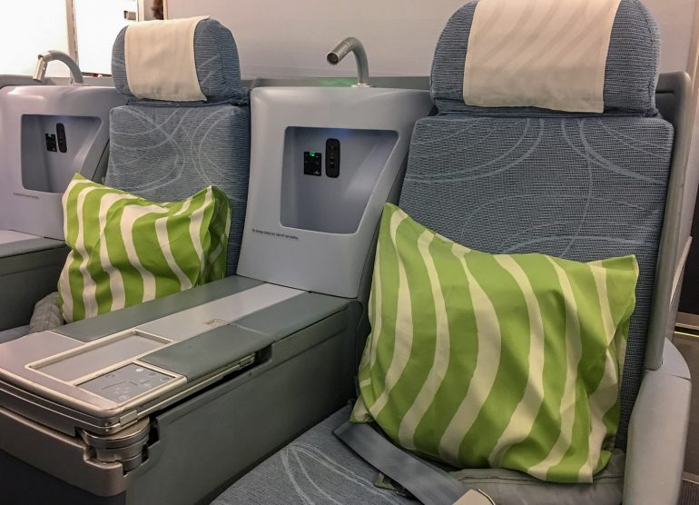 Finnair Business A330 - Finnair Economy Comfort Businessluokka