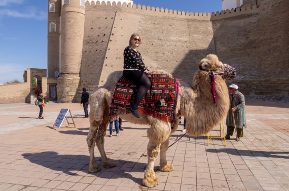 Bukhara kameli matkabloggaajan päivä