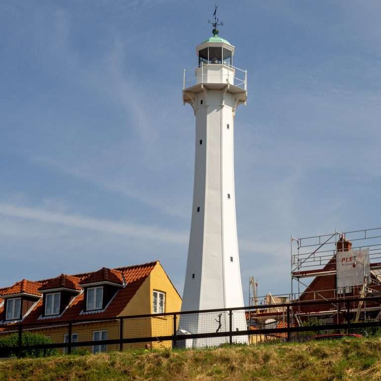 Ronne Lighthouse Bornholm kirkot ja majakat