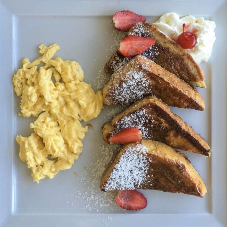 French toast Hotel Victoriano Nicaragua