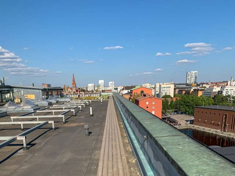 Turistina Tampereella Roof Walk