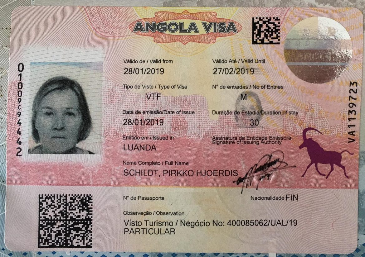 Angola viisumi