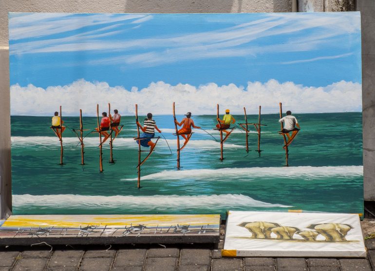 Sri Lanka kalastajia