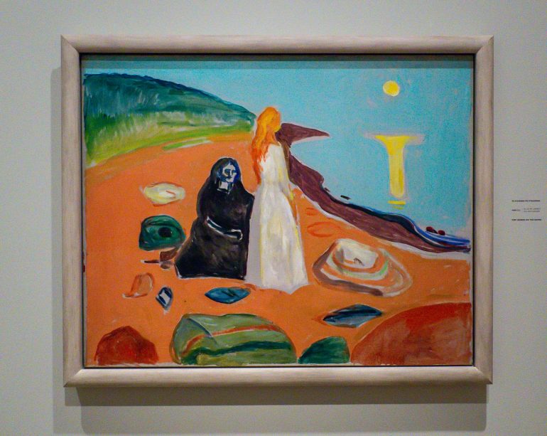 Kaksi naista rannalla Munch