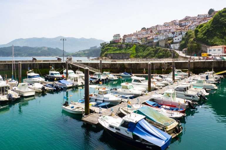 Lastres Asturia rannikkokaupungit