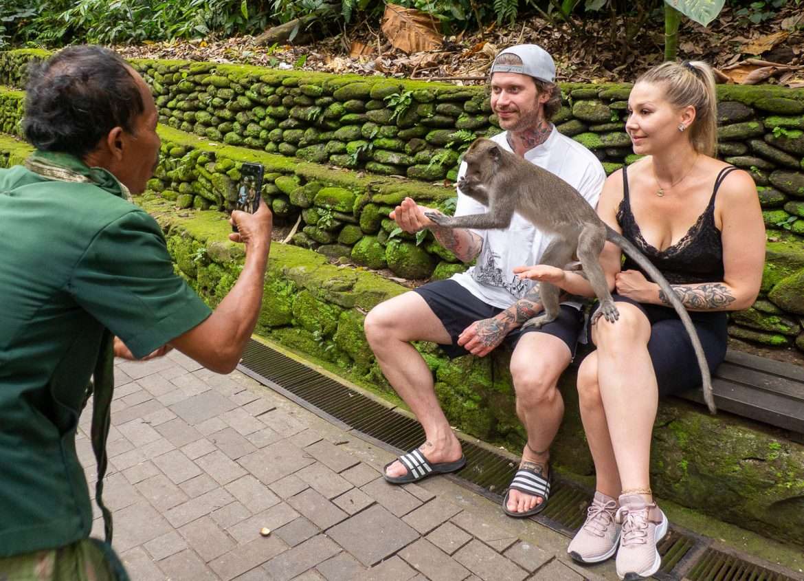 Ubud apinametsä Ubudin nähtävyydet