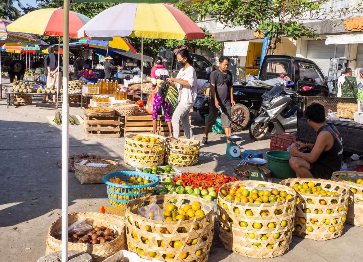 Ruokamarkkinat Bali Ubudin nähtävyydet