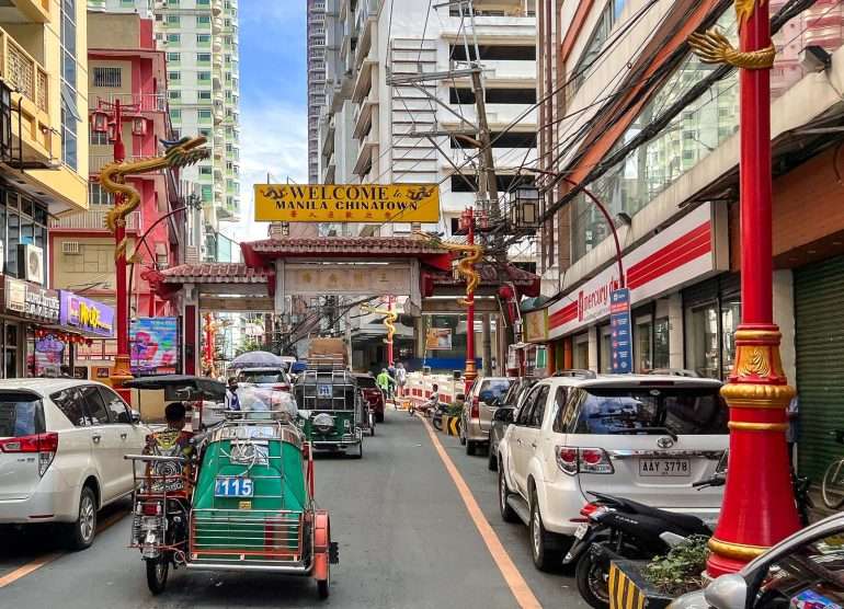 Manila Chinatown Manilan nähtävyyksiä