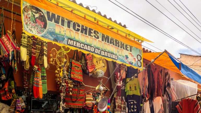 Noitien markkinat La Paz