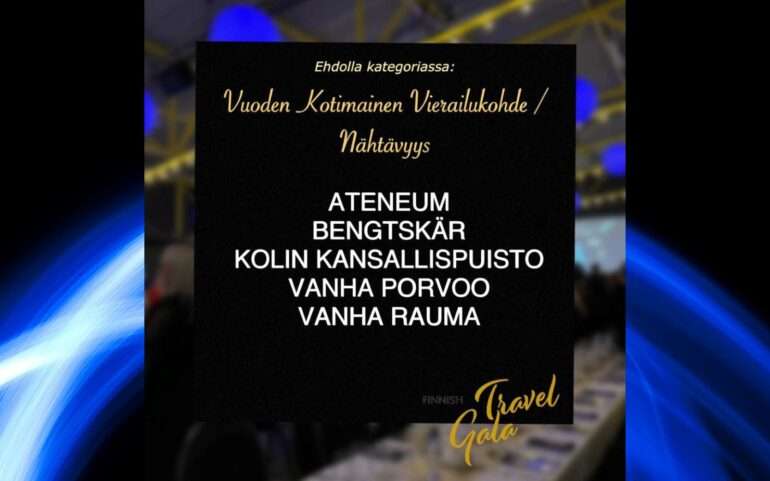 Finnish Travel Gala kotimaan kohteita