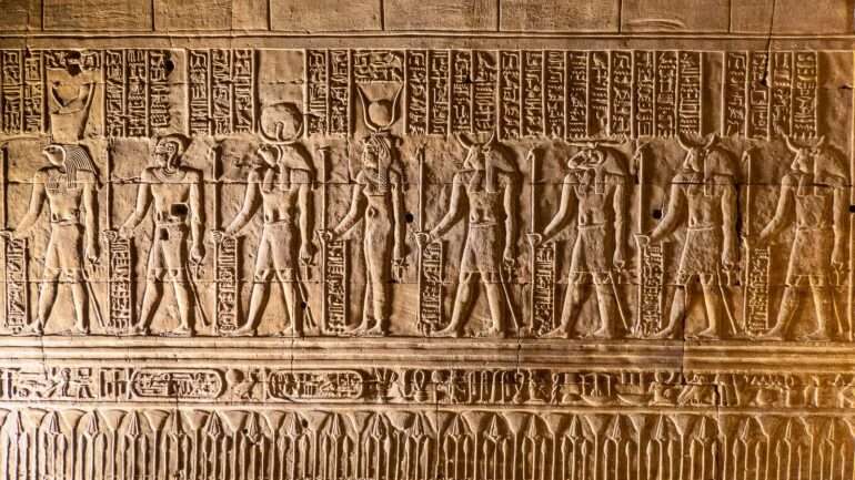 Edfu Egypti Niilin varren temppelit