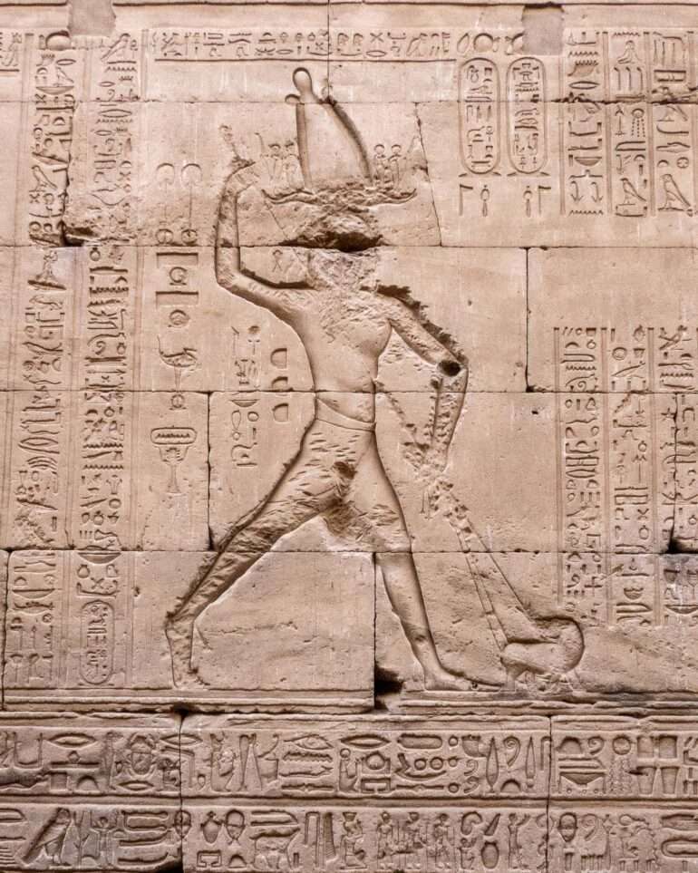 Edfu Egypti Niilin varren temppelit