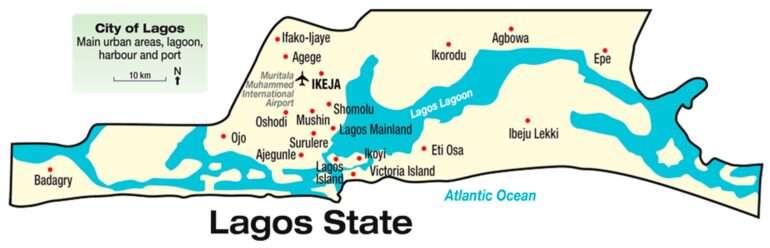 lagos kartta