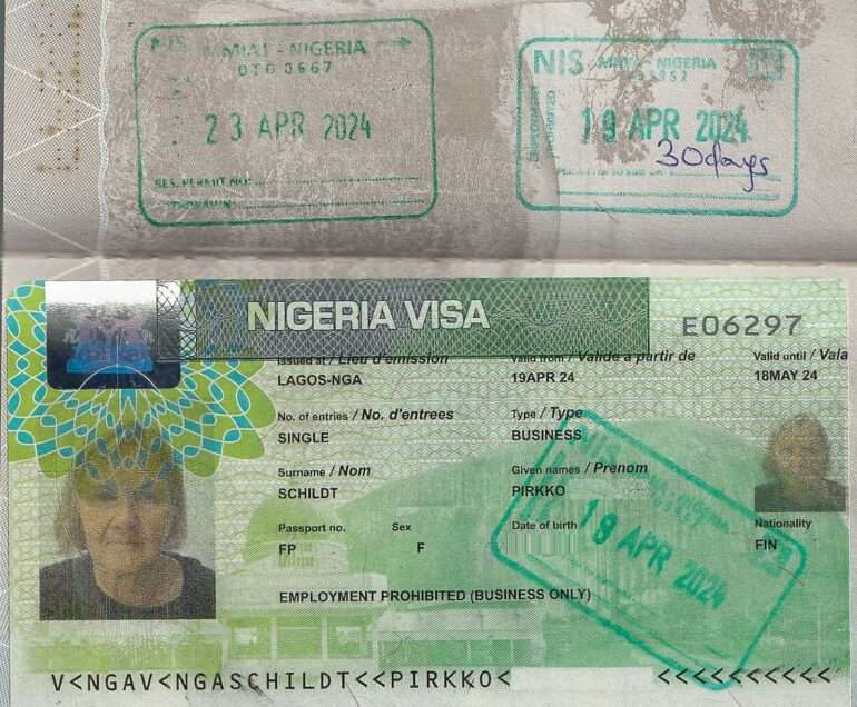 Nigerian viisumi