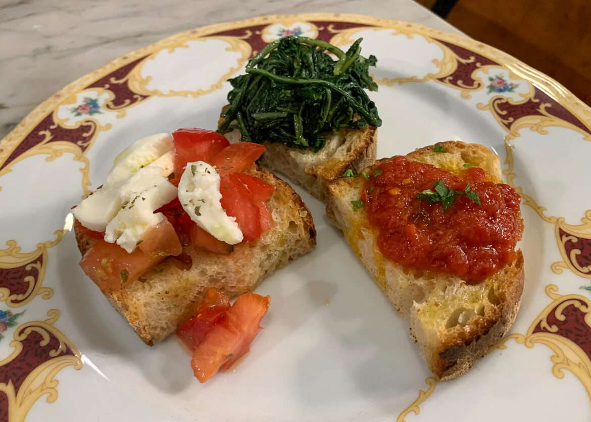 Bruscetta Roomaa kuvina