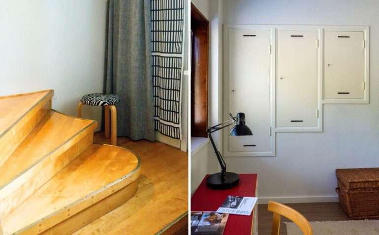 Artek sisustuksia Sunilan Aalto-kodit