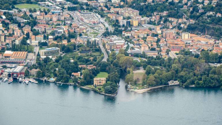 Näkymä Como-järvelle