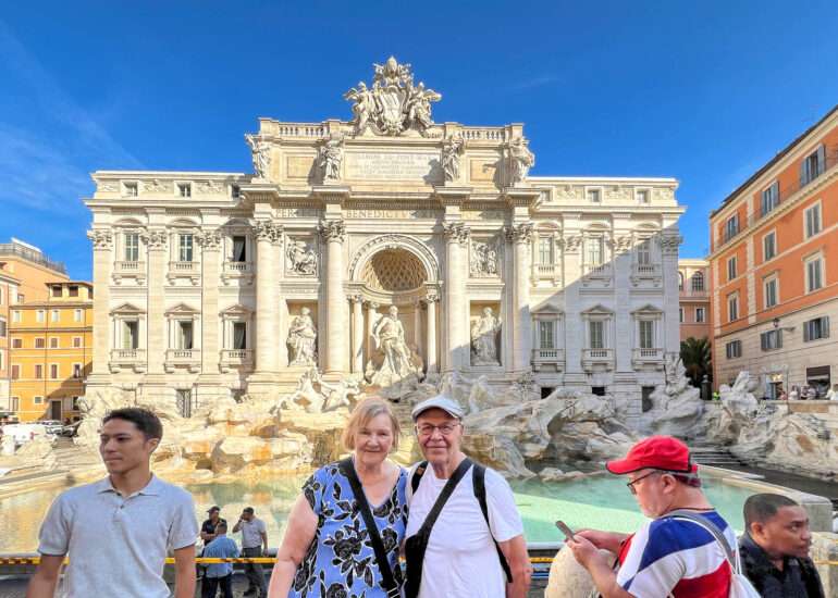 Fontana di Trevi Rooman nähtävyydet