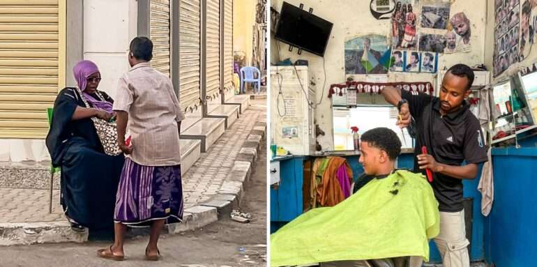 Djiboutin aavikon paino