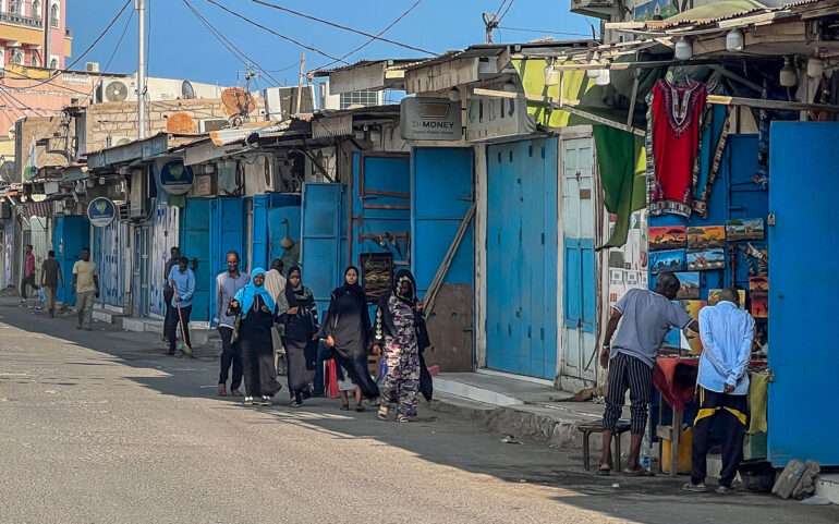 Djiboutin aavikon paino