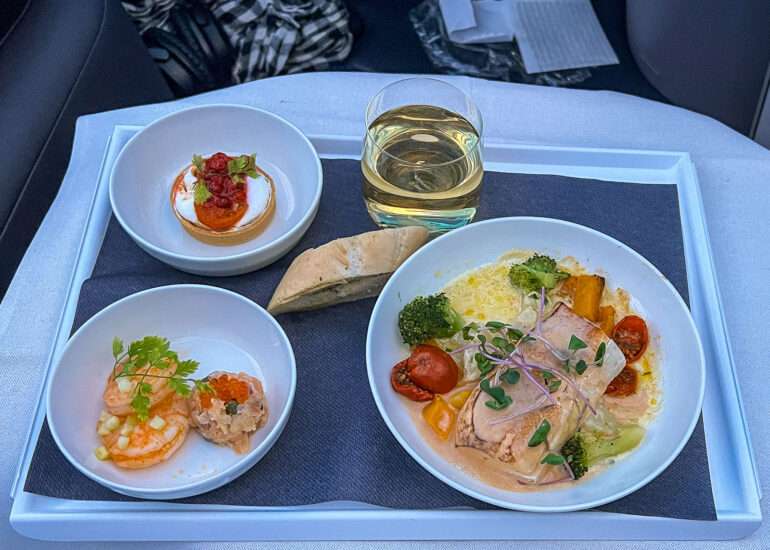 Finnair A350 businessluokka