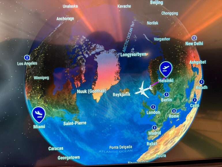 Reittiä Hki - Miami