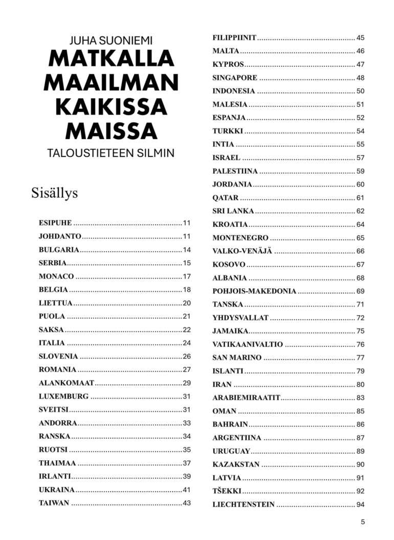 Suoniemi Matkalla maailman kaikissa maissa