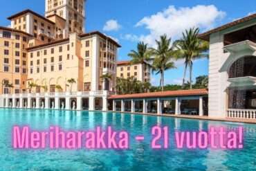 Meriharakka 21 vuotta