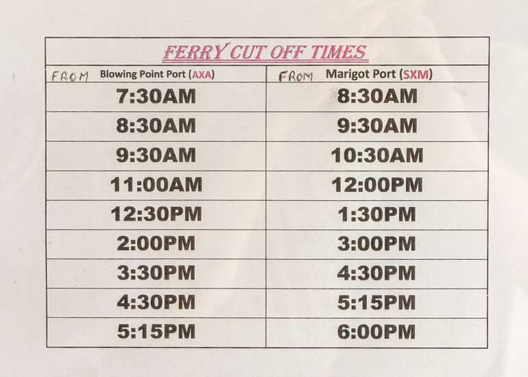 Marigot - Anguilla laiva