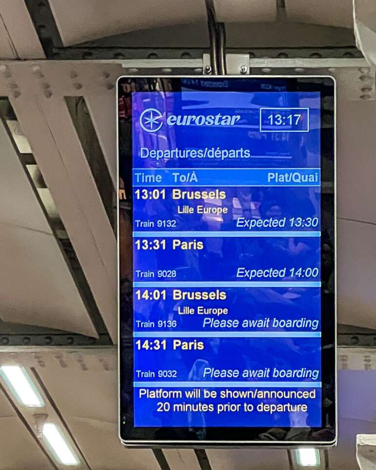 Eurostar Lontoo Pariisi