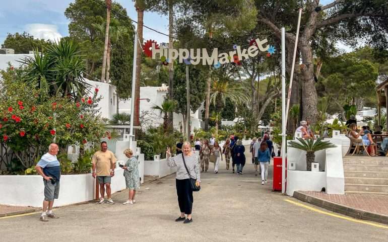 Hippimarkkinat Ibiza Kiertomatka Länsi-Euroopassa