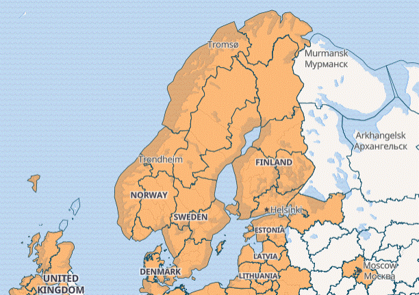 Norjan Nomadmania-alueet