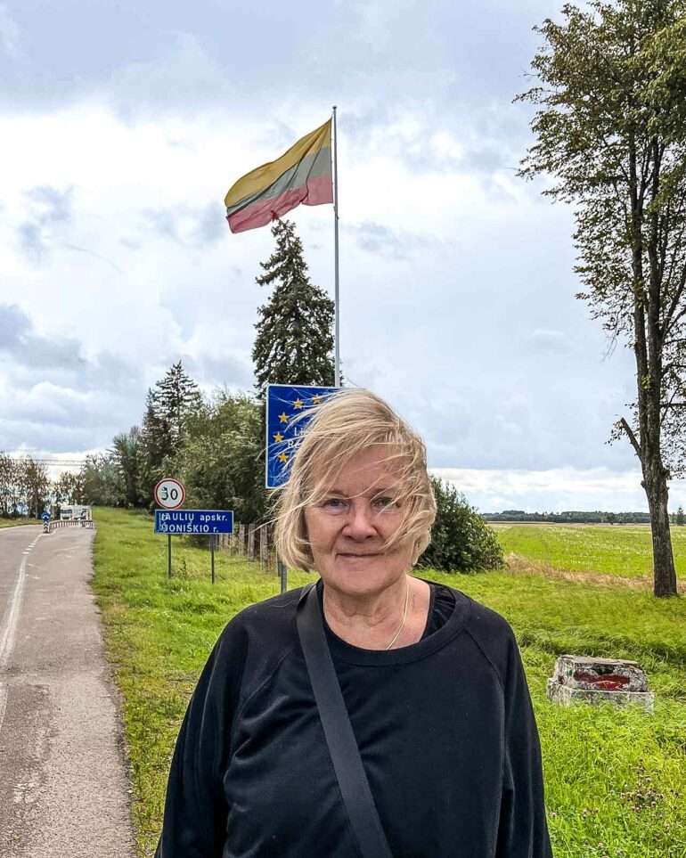 Liettuan ja Latvian rajalla