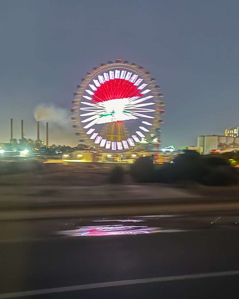 ferris wheel iraq flag