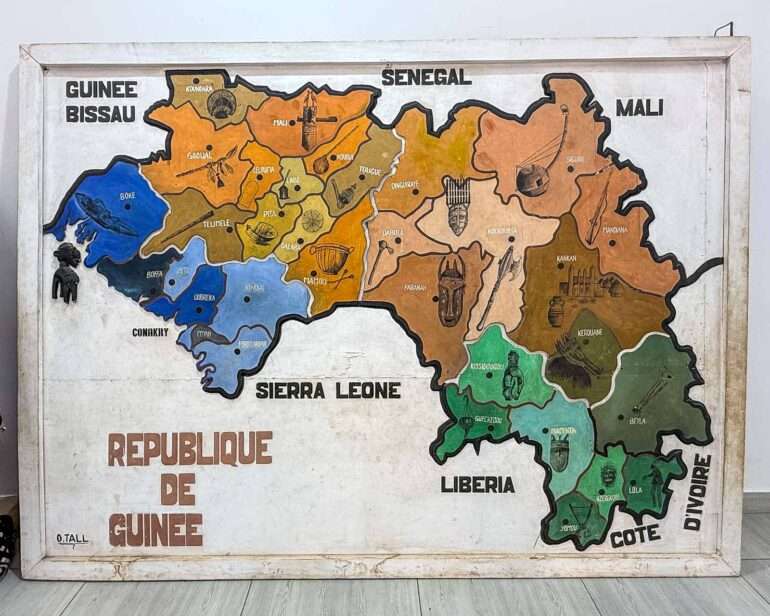 Guinean kartta