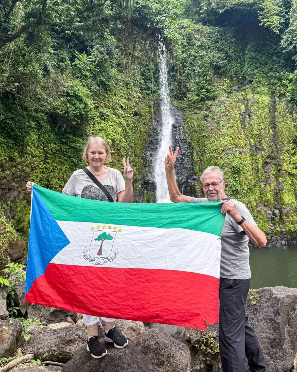 Ureka vesiputous Bioko Päiväntasaajan Guinea