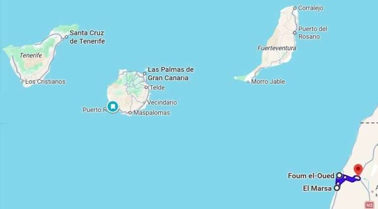 Länsi-Sahara kartta 2