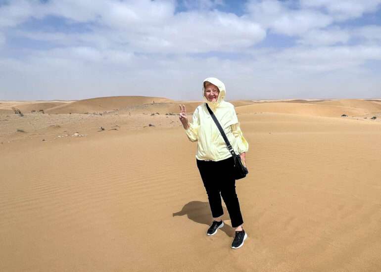 Dyyneillä Länsi-Sahara