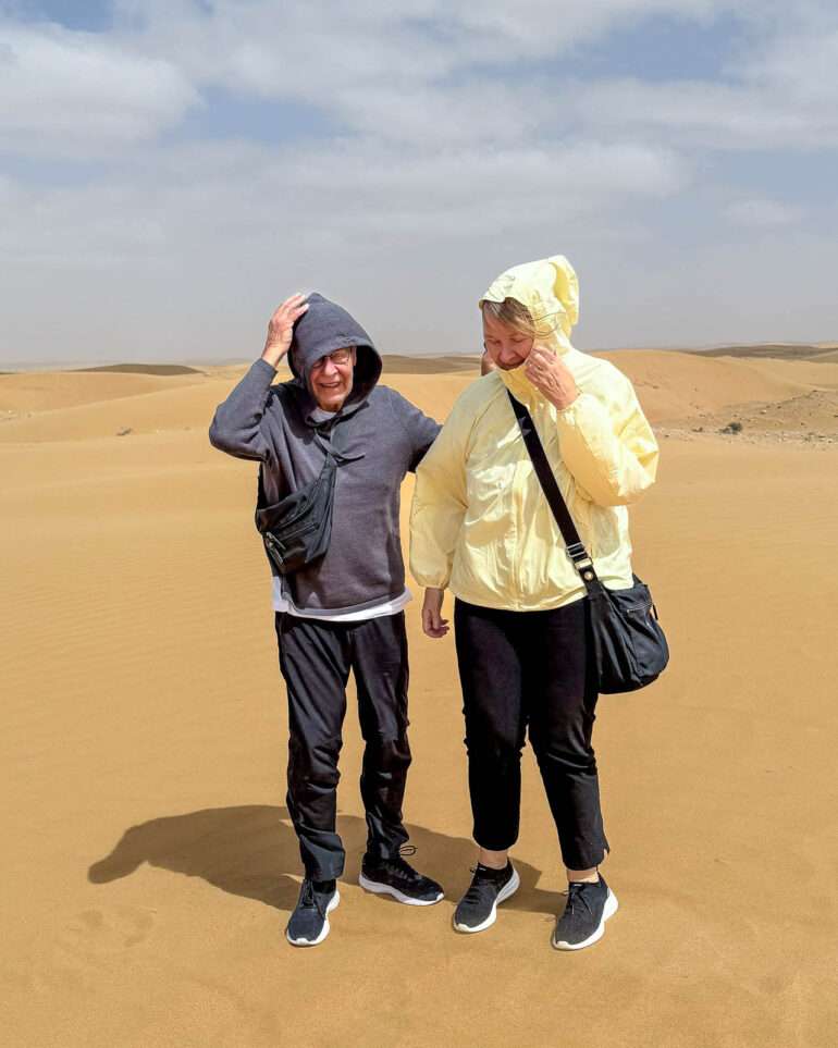 Dyyneillä Länsi-Sahara