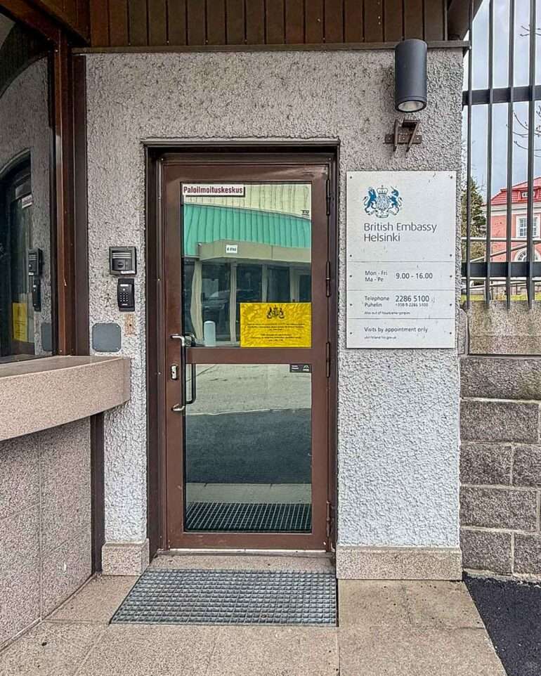 Britannian lähetystö Kaivopuisto