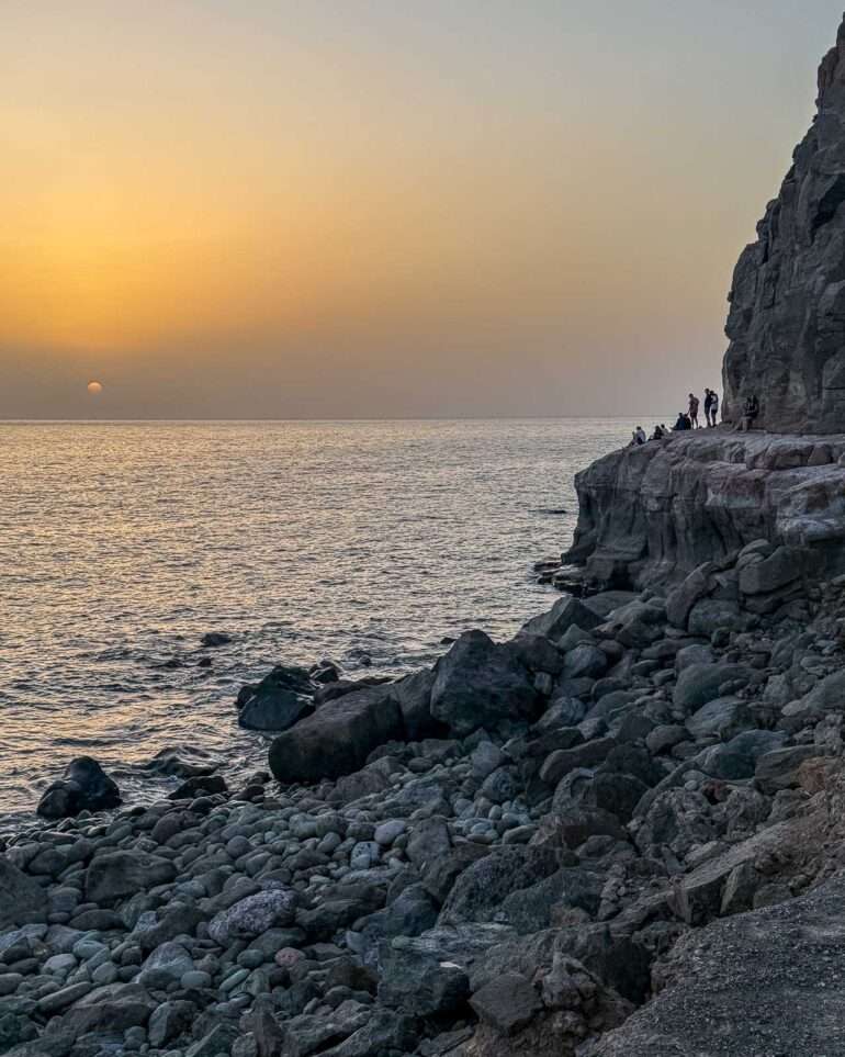 Auringonlasku Gran Canaria