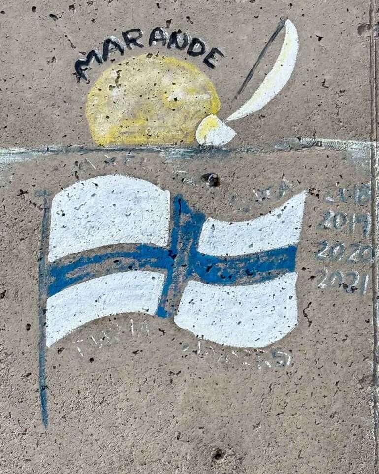 Suomalaisia veneitä Kanarialla