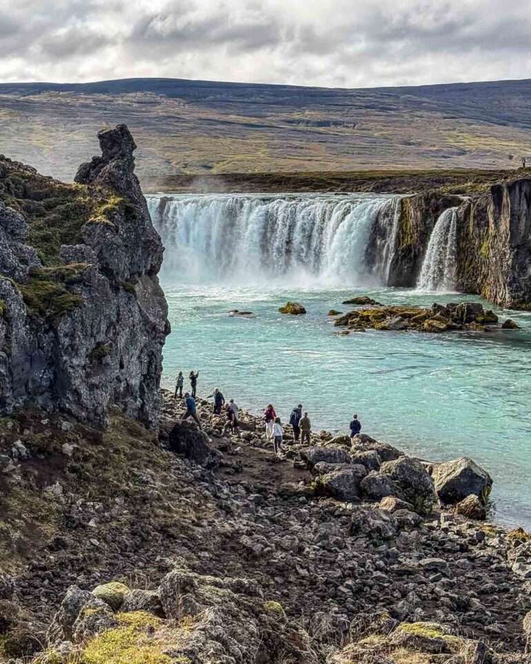 Islannin vesiputouksia Godafoss